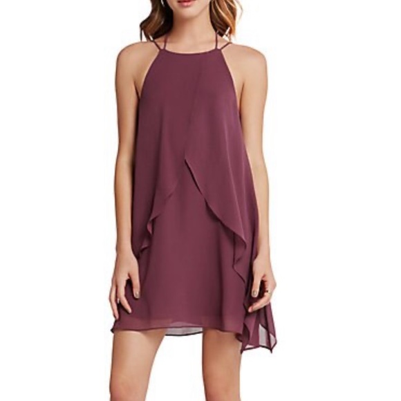BCBGeneration | Dresses | Bcbgeneration Ruffle Halter Dress | Poshmark